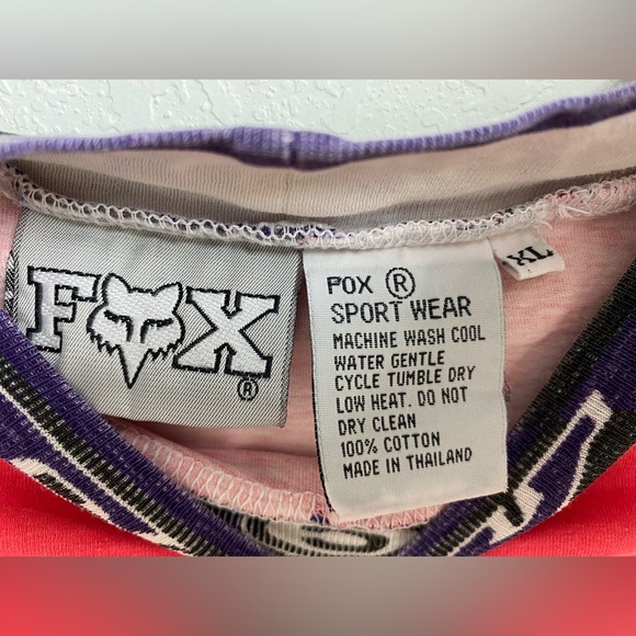 Vintage Team Fox Racing Motocross Jersey - Picture 3 of 6